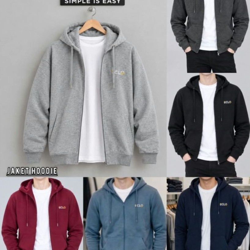 Jaket Hoodie Eclo