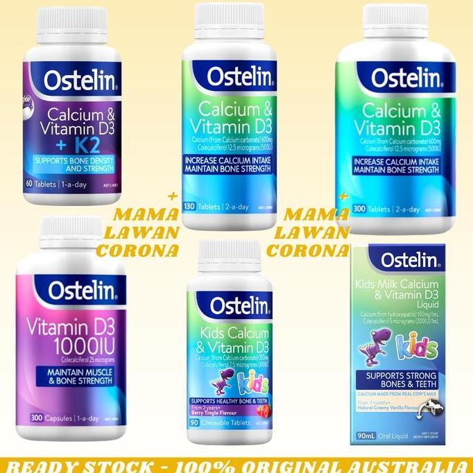 Maximal- Ostelin Calcium & Vitamin D3 130 300 Tablets Ostelin D3 Cal Dk2 60