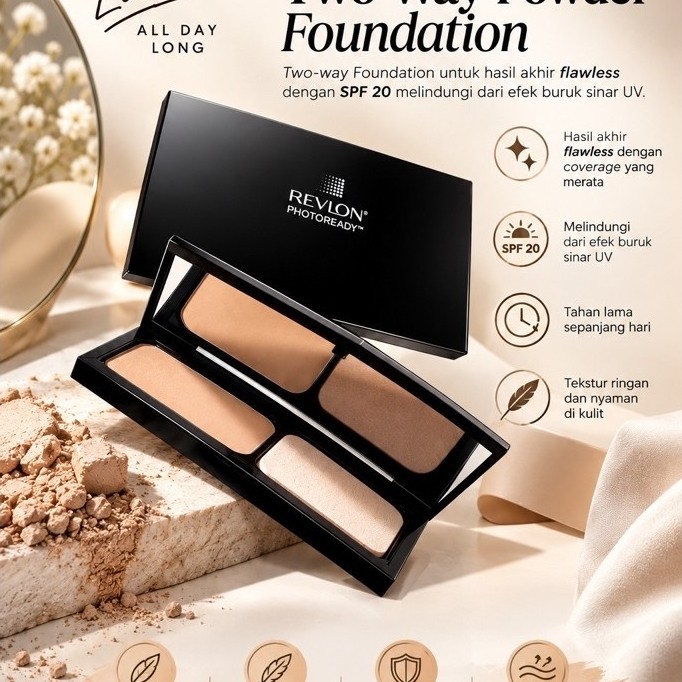Revlon photoready two way powder foundation