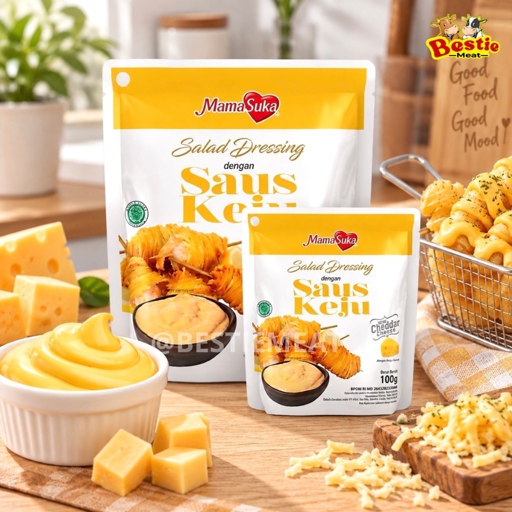 Mamasuka Saus Keju Saus Dressing Keju 100g