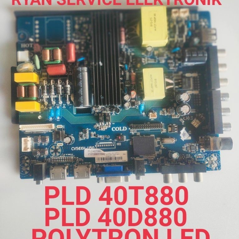 MB mainboard TV LED POLYTRON PLD 40T880 PLD 40D880