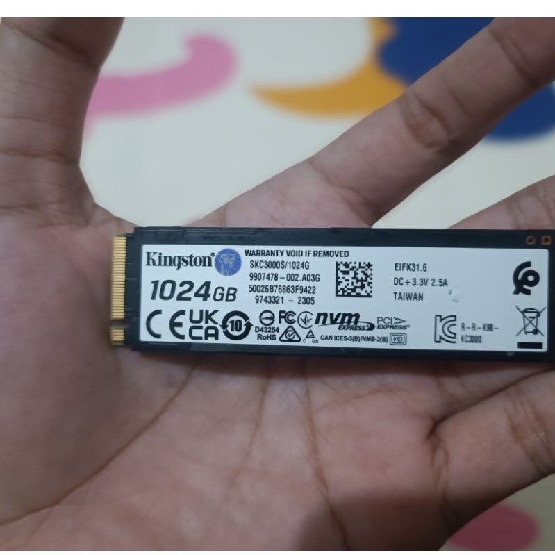 Kingston SSD NVMe PCIe 4.0 M.2 KC3000 (SKC3000S/1024G)