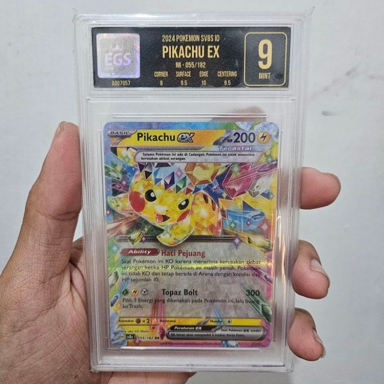 Slab Pikachu EX EGS9 Kartu Pokemon