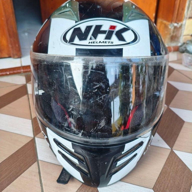 helm helmet full face double visor NHK second bekas masih bagus