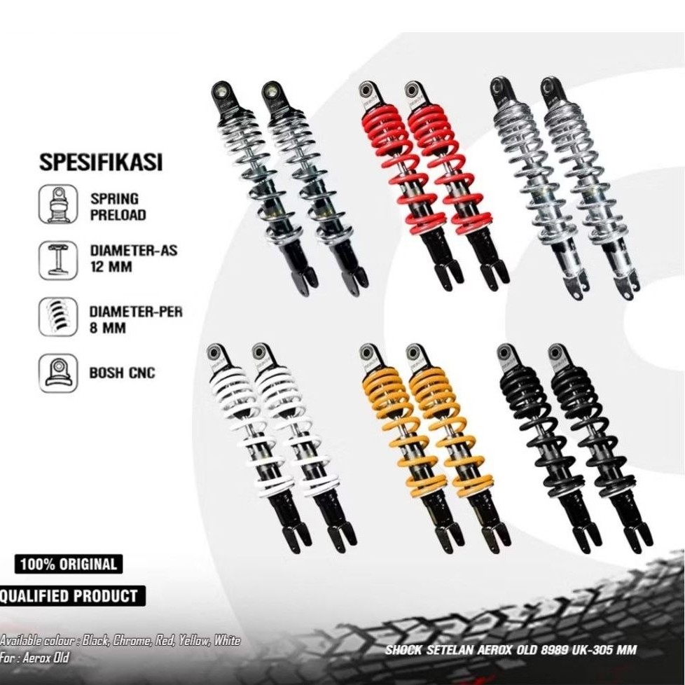 Shock Absorber Scarlet Racing 8989/Aerox/305MM,280MM