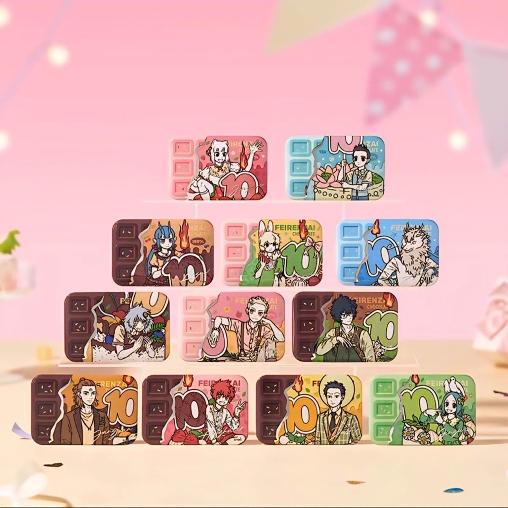KIKO TOYS | Fei Ren Zai 10th Anniversary Original Artwork Tin Badge Limited Edition Discontinued Ser