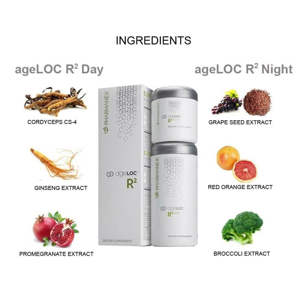 suplemen r2 pharmanex agelocc - r2 day - r2 night