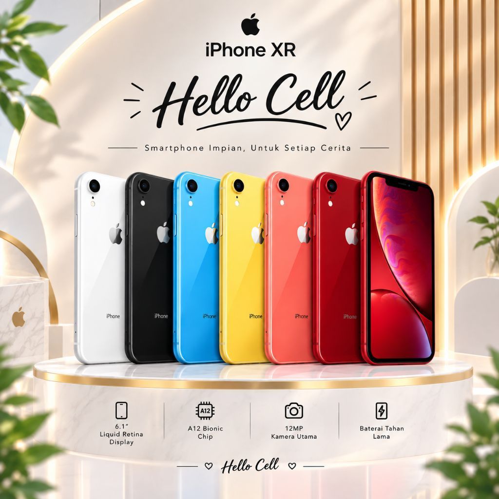IPHONE XR WIFI ONLY 64GB 256GB SECOND BERGARANSI 1BULAN