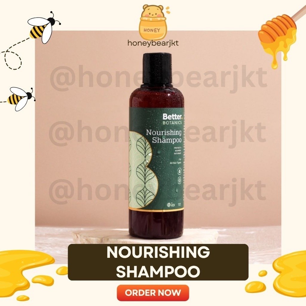 Better Botanics Nourishing Shampoo / hair serum rambut / shampoo volume hair / anti dandruff / shamp