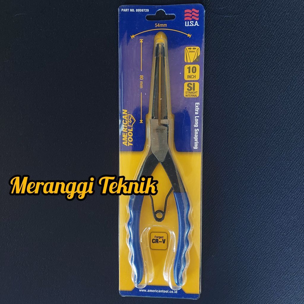 id7142 Tang snapring snap ring lurus panjang 10" 10 inchi American tool