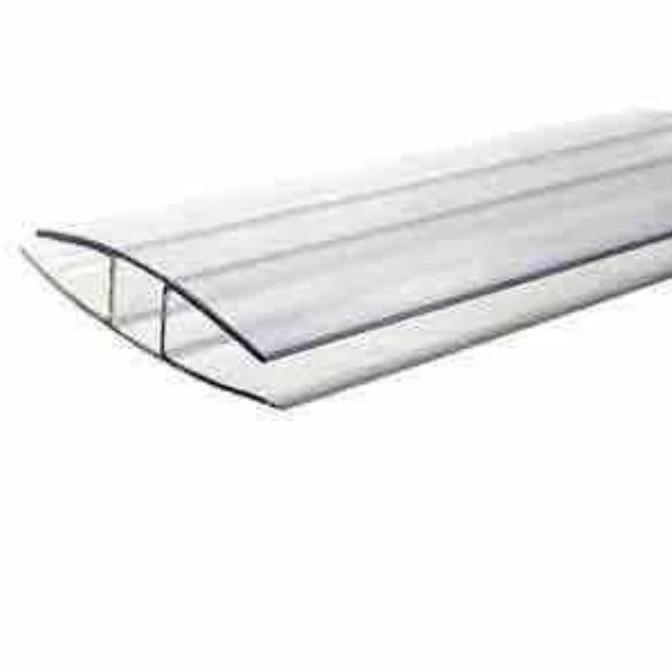 daffasafera - profil list H clear sambungan twinlite, polycarbonate, solarflat