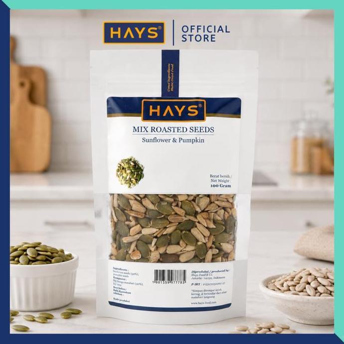 Lili- Mix Roasted Seeds (Pumpkin Seeds + Sunflower Seeds)
