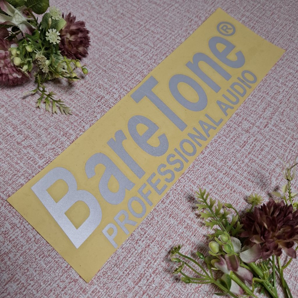 CUTTING STICKER BARETONE PROFESIONAL AUDIO