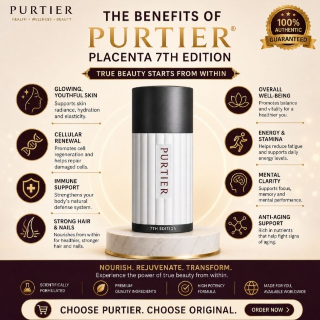 Suplemen Kecantikan Purtier Edisi 7 Placenta Import