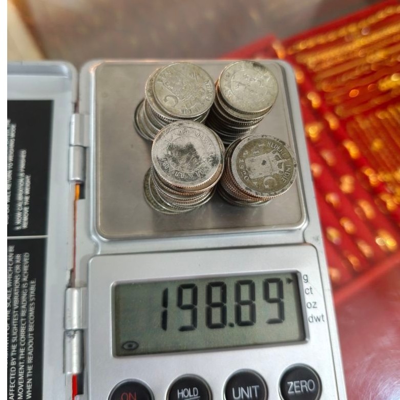perak koin borongan 1/4G 198.8gr