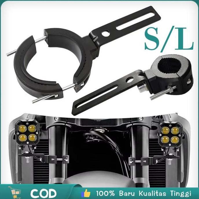 TERLARIS!! BRAKET LAMPU TEMBAK BRACKET LAMPU TEMBAK BRACKET DUDUKAN LAMPU TEMBAK MOTOR UNIVERSAL BRA