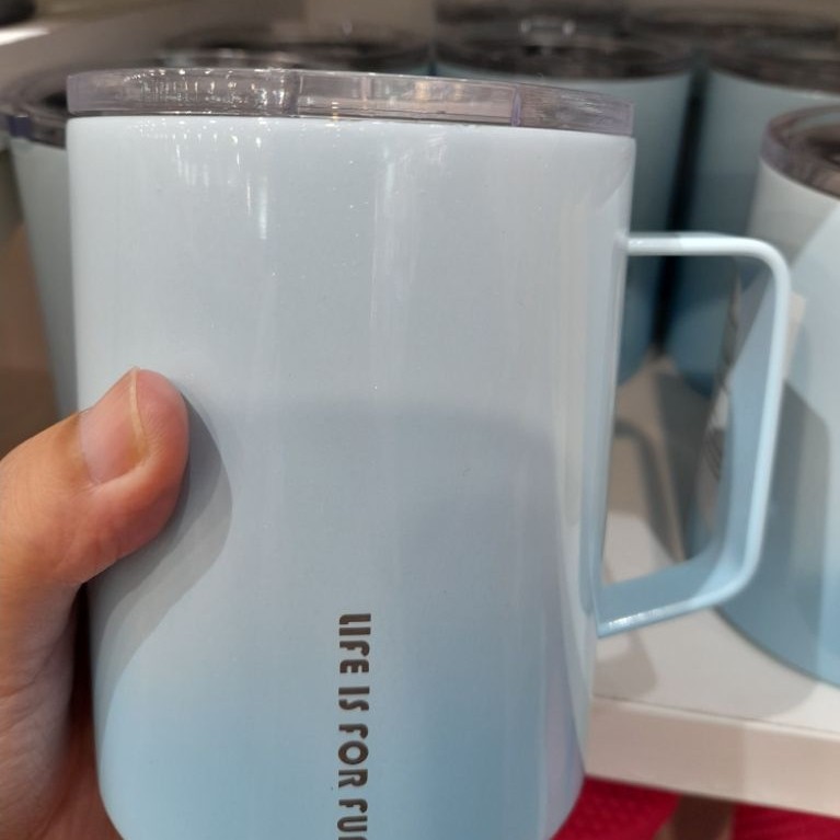 MUG GELAS TAHAN PANAS DAN DINGIN / MUG GO TUMBLER 500 ML VACUUM INSULATED STAINLESS STEEL / MUG STAI