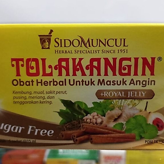 Tolak Angin Cair Bebas Gula Sachet Sidomuncul