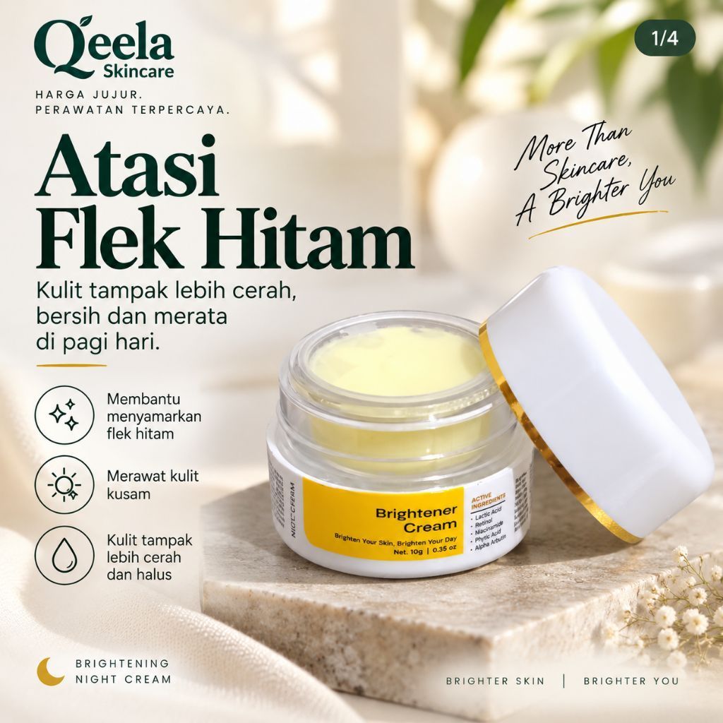Krim Malam Flek Hitam BPOM Qeela Skincare