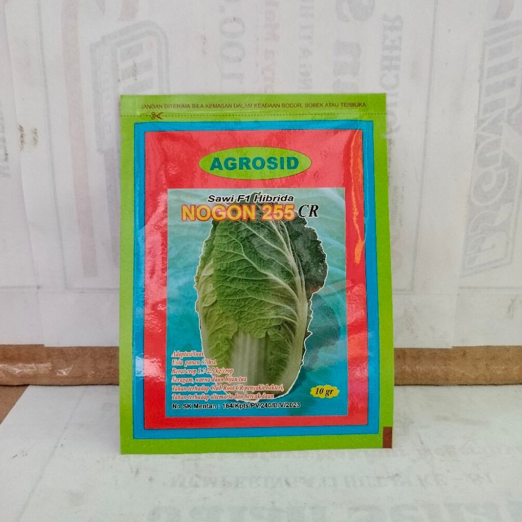 Benih Sawi Putih Nogon 255 Cr Agrosid 10gr