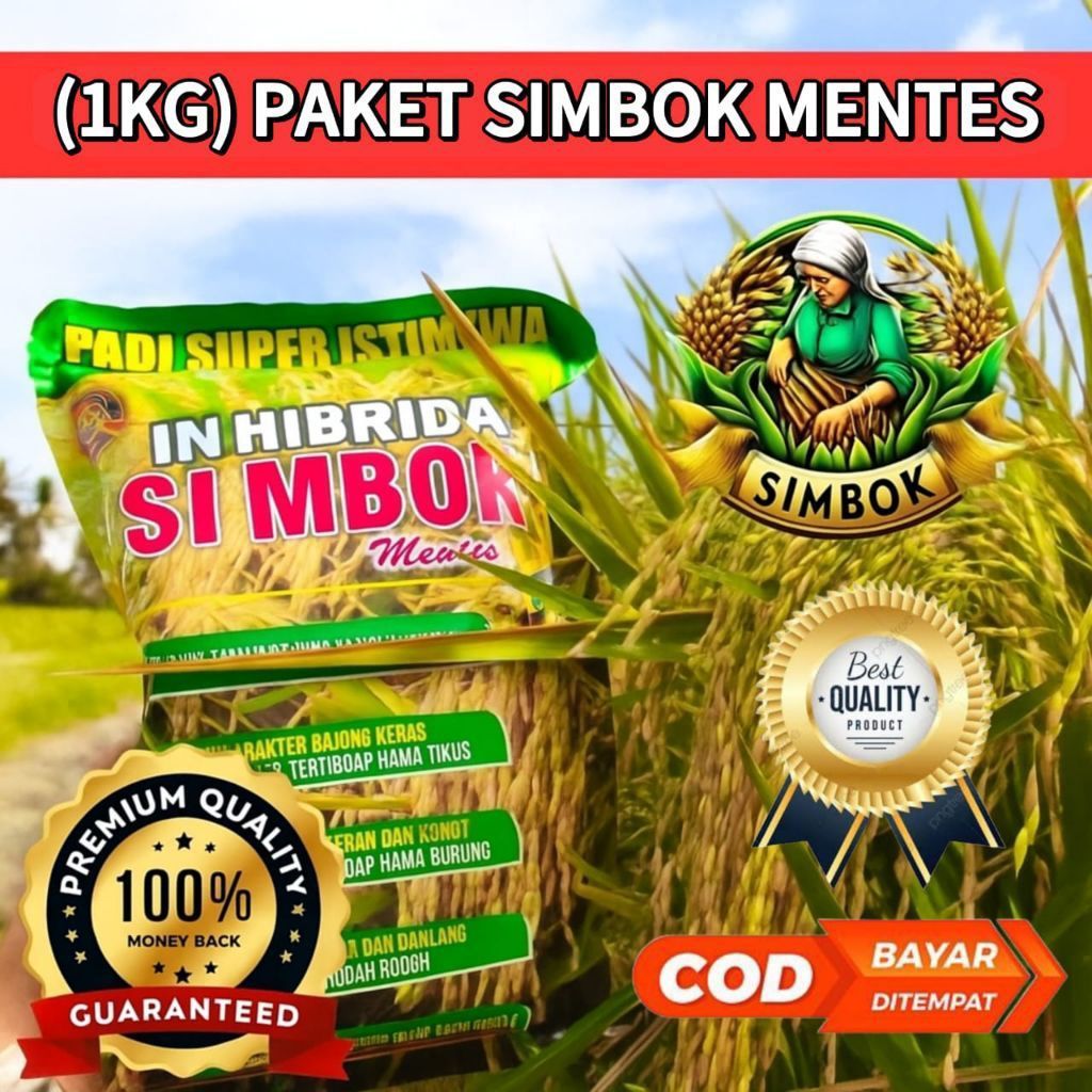 Bibit Padi Simbok Mentas Padi Super Istimewa In Hibrida 1kg