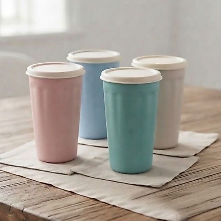 Gelas SORA/Gelas Pastel/Gelas sovenir/Gelas Warna Warni