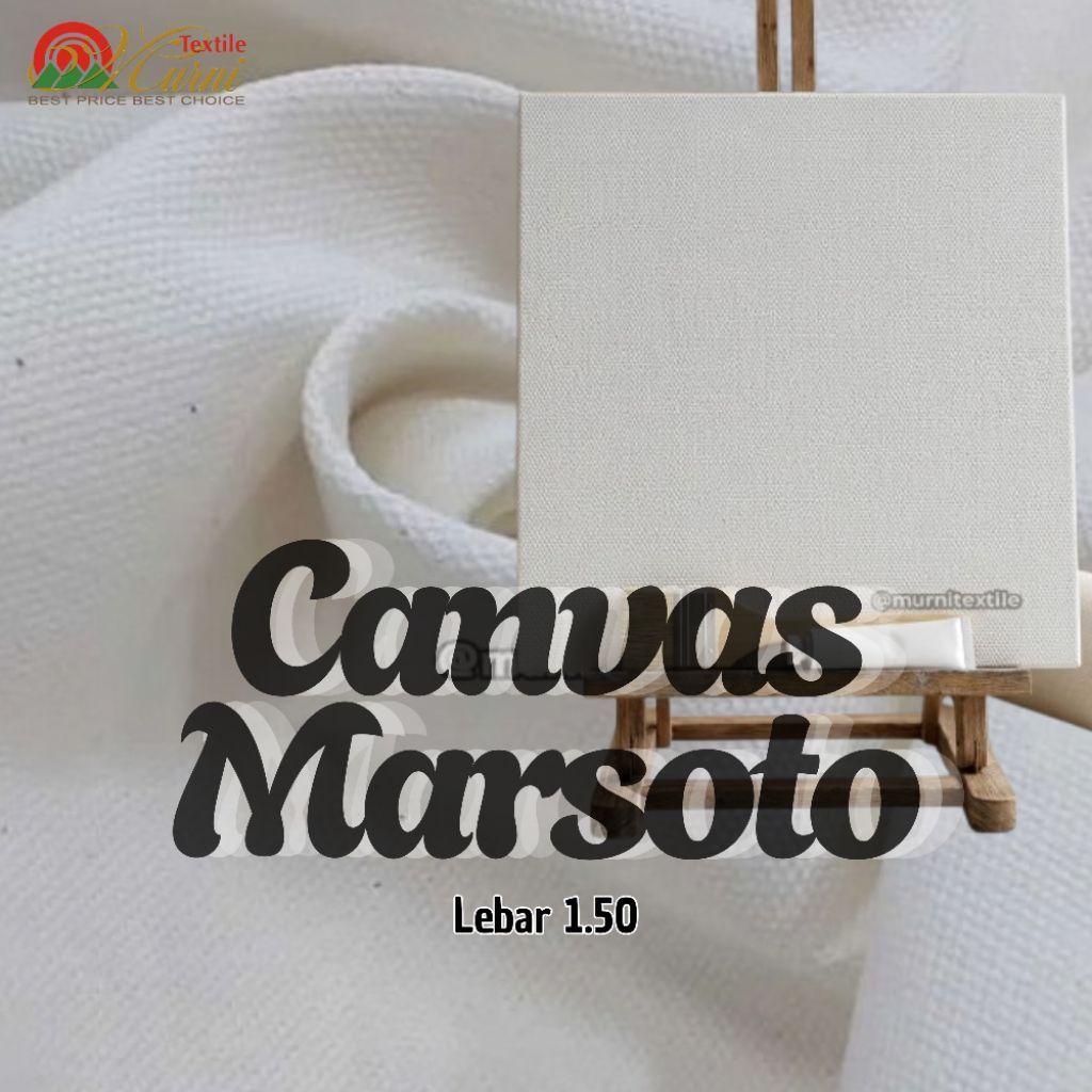 Murni Textile - Kain Canvas Marsoto / Kain Lukis / Kain Totebag / Kain Kanvas