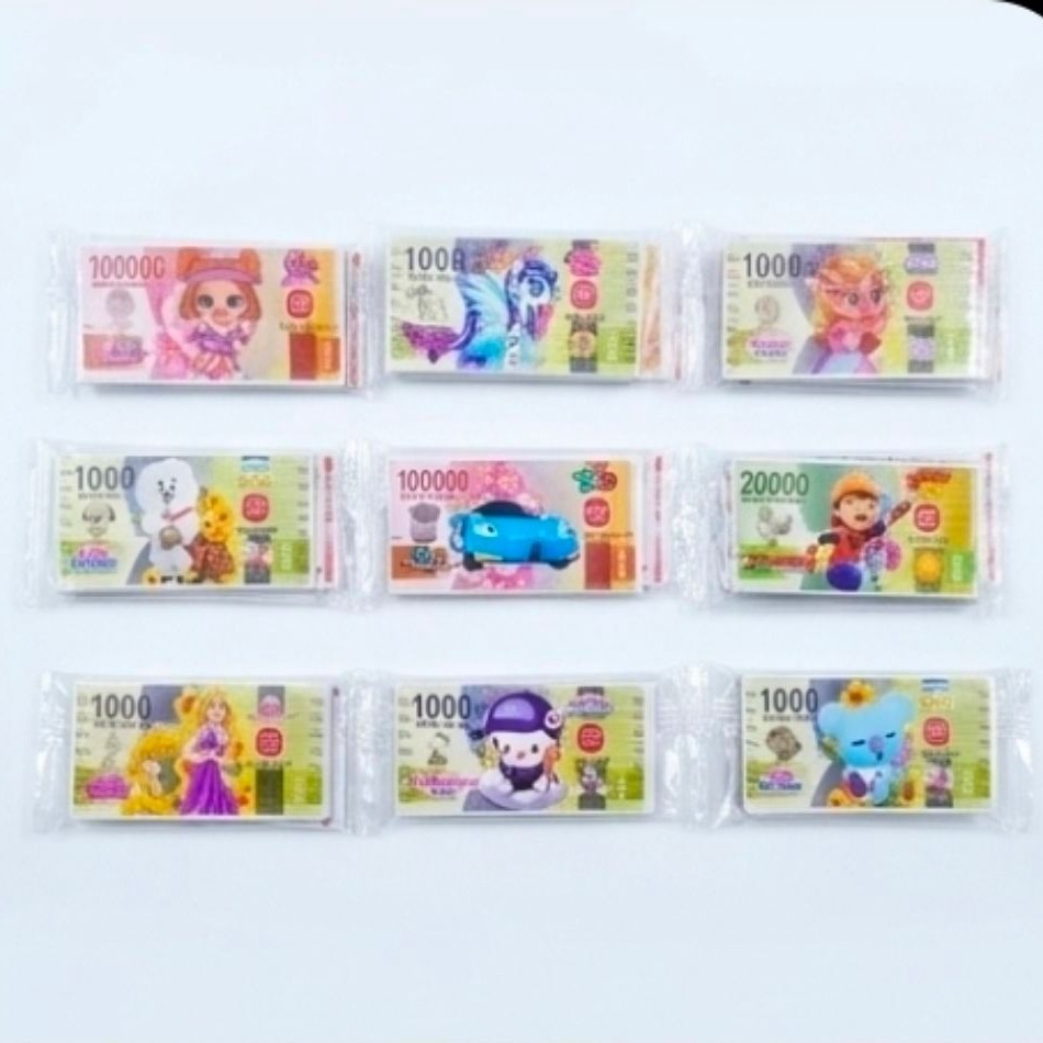 money toys kecil isi 20 / uang uangan monopoli / mainan edukasi anak