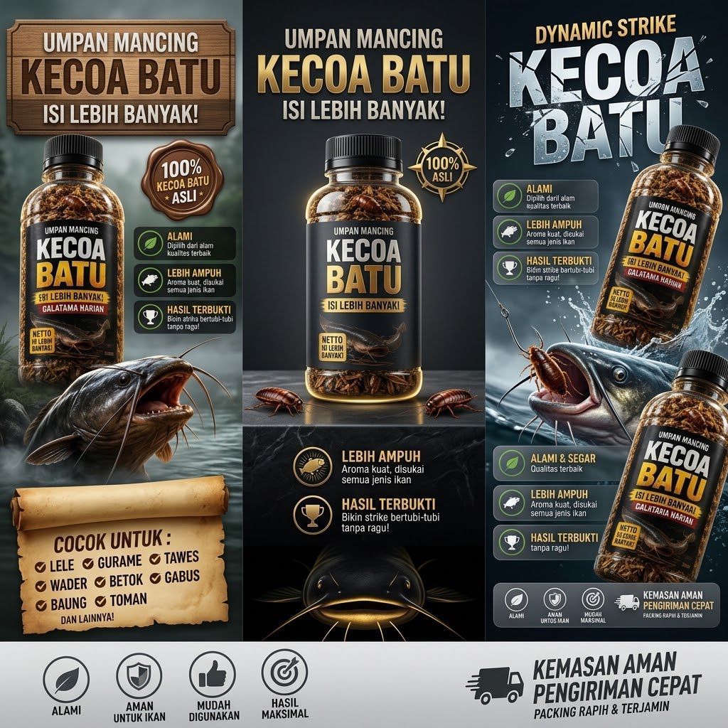 Kecoa Batu Cere Menje Pakan Reptil Ikan Predator