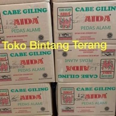 Tempero - Bubuk Cabai Cabe Giling Halus Pedas Aida 1 Dus Karton 250 Gr X 36 Bks