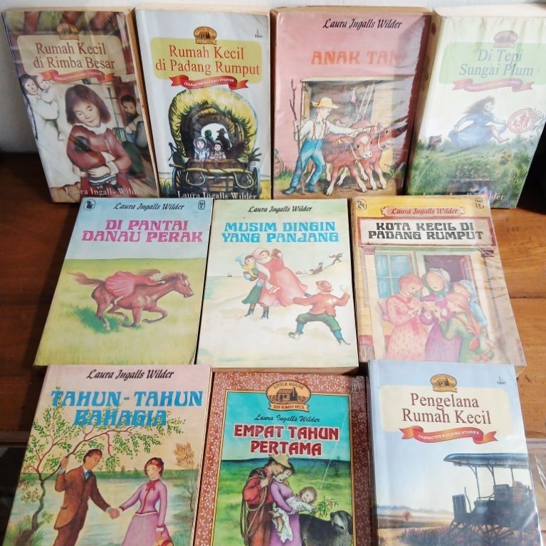 LAURA INGALLS WILDER LITTLE HOUSE RUMAH KECIL DI PADANG RUMPUT,RIMBA BESAR,ANAK TANI,SUNGAI PLUM,DAN