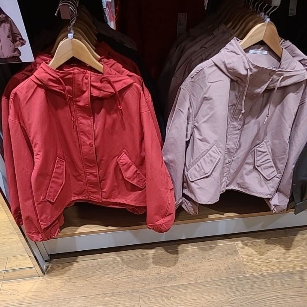 UNIQLO Jastip Jaket Parka Pendek Campuran Katun Original