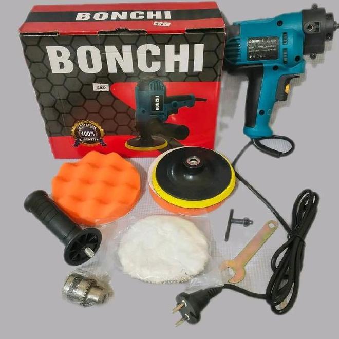 Mesin Poles 2 In 1 Bonchi Lengkap Mata Bor Dan Aksess Poles. Bor Poles