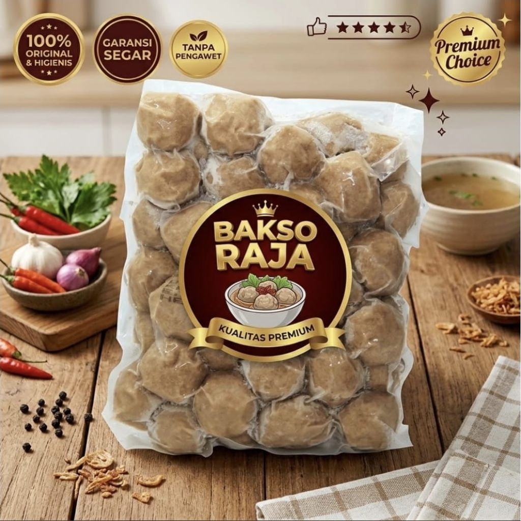 Bakso Sapi Belmont Isi 50 Kemasan 500 Gr