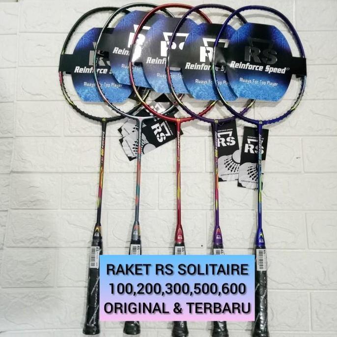 RAKET BADMINTON RS SOLITAIRE 100,200,300,500,600 Original