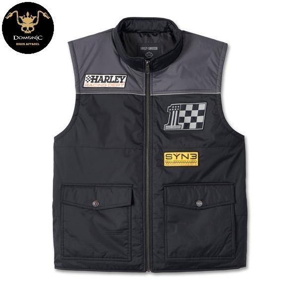 VEST RIPSTOP ROMPI PELINDUNG JAKET MOTOR HARLEY DAVIDSON ROMPI MOTOR - hitam abu