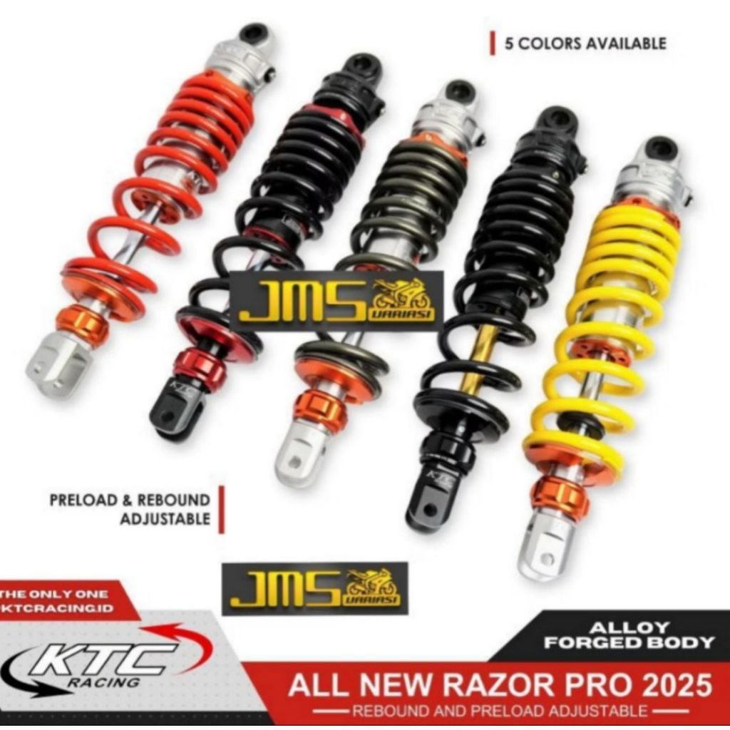 shock ktc racing new razor pro klik rebound 300/325 Mio Mio m3 mioj xeon gear lexi freego beat Vario