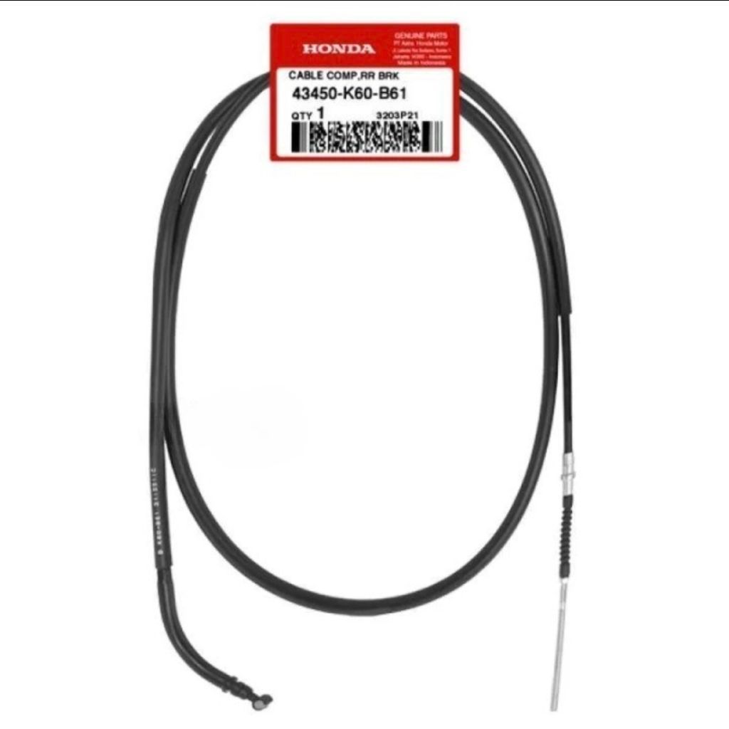 43450-K60-B61 KABEL REM.BELAKANG VARIO 2019 LABEL REM BELAKANG VARIO 125 2021 KABEL REM BELAKANG VAR