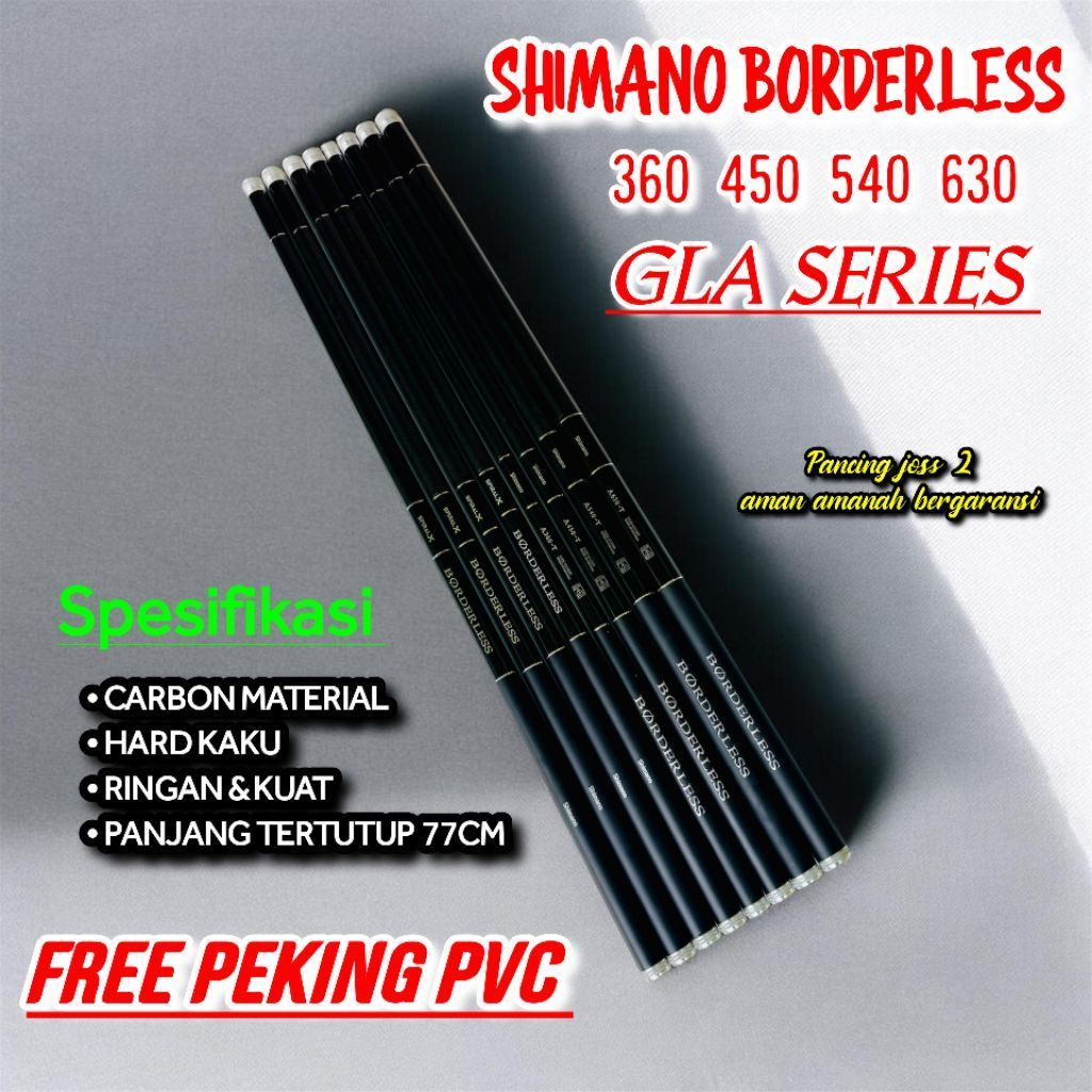TEGEK KAKU SHIMANO BORDERLESS GLA SERIES 360 450 540 630 720