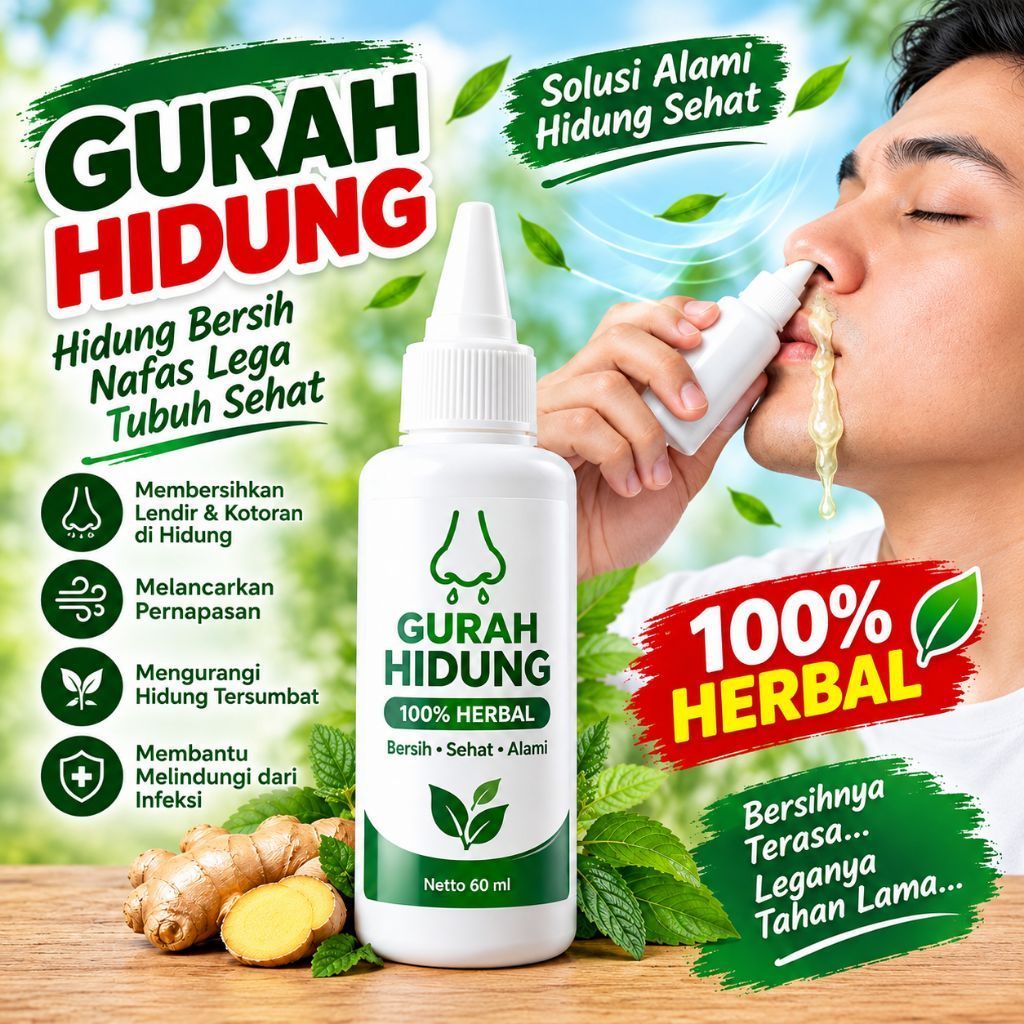 Gurah Hidung herbal 100% herbal