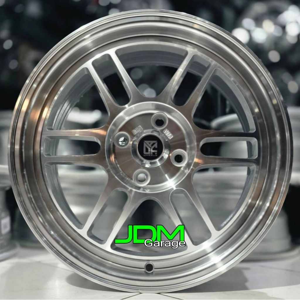 velg racing r16 RPF1 FLOW FORMING DENGAN lebar 7 et 42 ring 16 untuk agya swift fronx brio jazz city