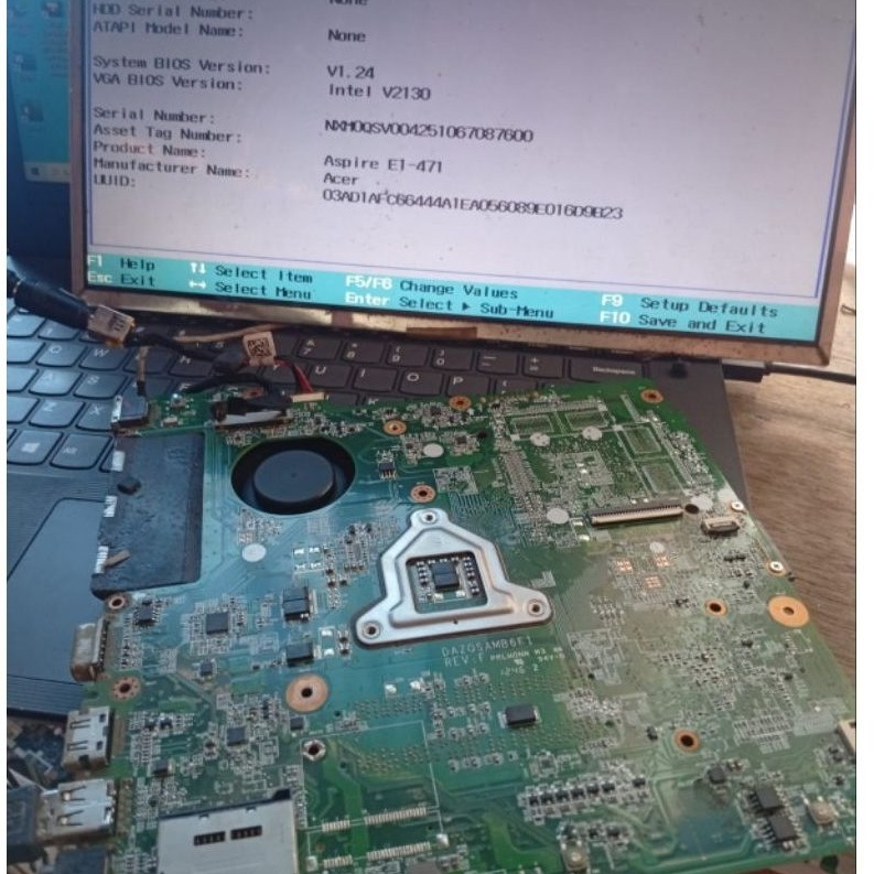 Motherboard Mobo Mainboard Laptop Acer Aspire E1-471 E1-431 Core i3