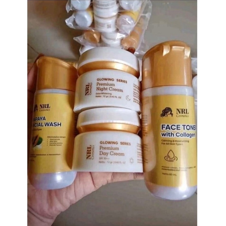 Paket Skincare NRL Glowing - Mencerahkan & Memudarkan Flek