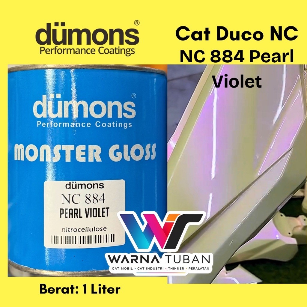 Cat Duco NC Dumons Monster 884 Pearl Violet - Lembayung Ungu