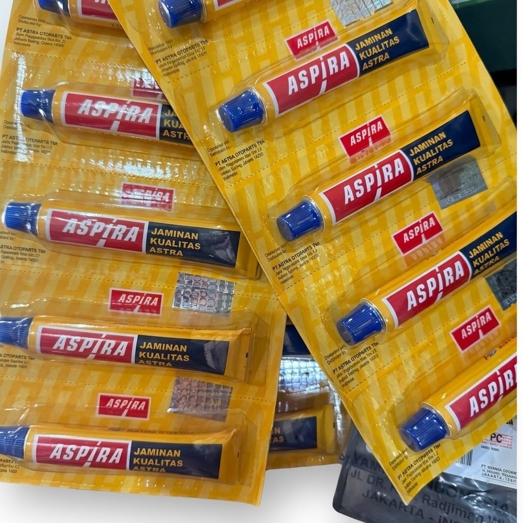 Lem Gasket Tahan Panas Auto Sealer 23ml Aspira Untuk Mesin Motor Mobil ( 1 Pcs )