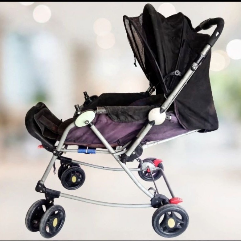 stroller bayi pliko 3 posisi bekas second pemakaian