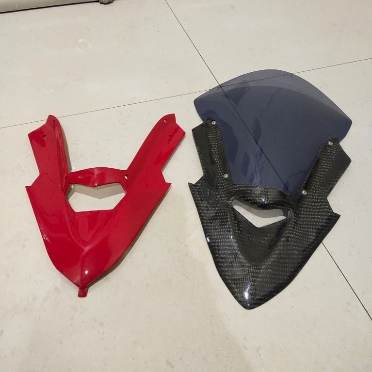 Visor V2 Cbr150R K45G karbon
