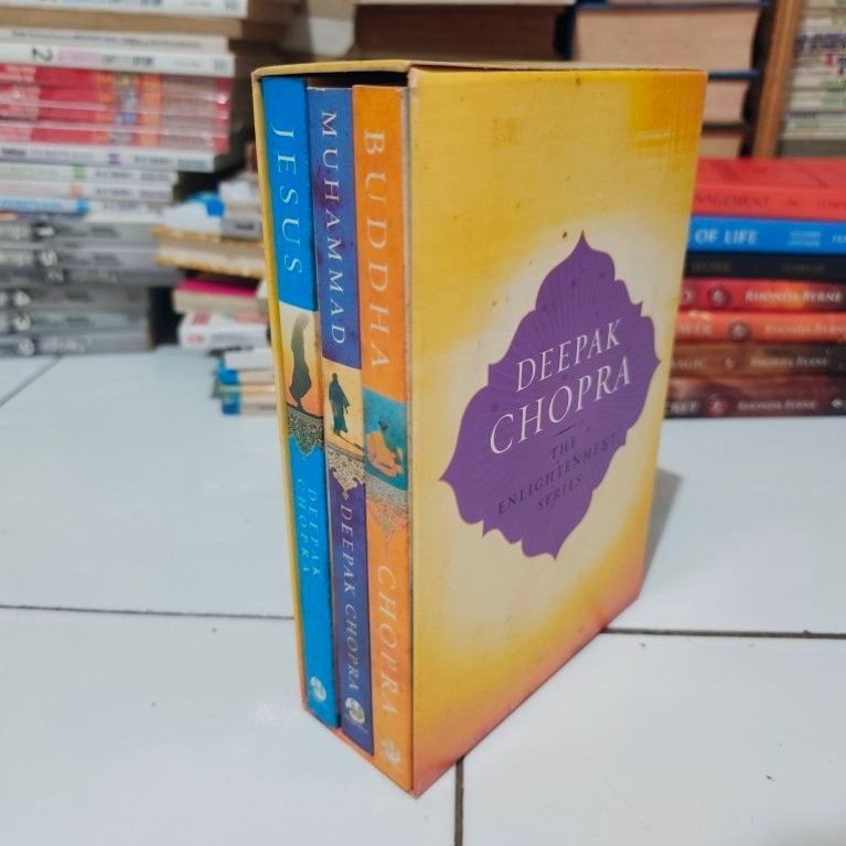 Deepak Chopra The Enlightenment Series Buddha Muhammad Jesus JUAL PAKET