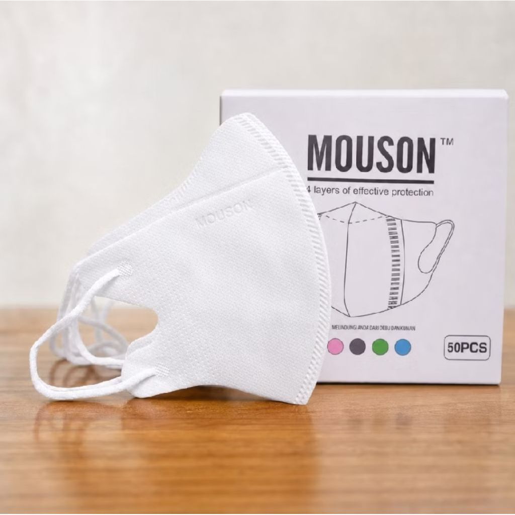 Masker Duckbill 50 Pcs Tebal | Masker Mouson Duckbill 50 Pcs | Duckbill - Mouson