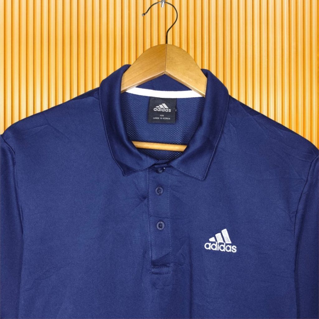 ADIDAS kaos kerah dryfit, kaos kerah olahraga pria